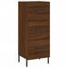 Buffet Chêne marron 34,5x34x90 cm Bois d'ingénierie - Photo n°1