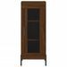 Buffet Chêne marron 34,5x34x90 cm Bois d'ingénierie - Photo n°5