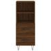 Buffet Chêne marron 34,5x34x90 cm Bois d'ingénierie - Photo n°6