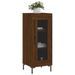 Buffet Chêne marron 34,5x34x90 cm Bois d'ingénierie - Photo n°3