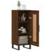 Buffet Chêne marron 34,5x34x90 cm Bois d'ingénierie - Photo n°4