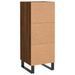 Buffet Chêne marron 34,5x34x90 cm Bois d'ingénierie - Photo n°8