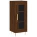 Buffet Chêne marron 34,5x34x90 cm Bois d'ingénierie - Photo n°1