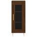 Buffet Chêne marron 34,5x34x90 cm Bois d'ingénierie - Photo n°5