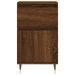 Buffet chêne marron 40x35x70 cm bois d'ingénierie - Photo n°5