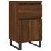 Buffet chêne marron 40x35x70 cm bois d'ingénierie - Photo n°1