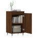 Buffet chêne marron 40x35x70 cm bois d'ingénierie - Photo n°4