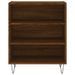 Buffet chêne marron 57x35x70 cm bois d'ingénierie - Photo n°4