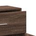 Buffet chêne marron 60x31x70 cm bois d'ingénierie - Photo n°8