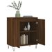 Buffet Chêne marron 60x35x70 cm Bois d'ingénierie - Photo n°4