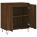 Buffet Chêne marron 60x35x70 cm Bois d'ingénierie - Photo n°6