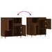 Buffet Chêne marron 60x35x70 cm Bois d'ingénierie - Photo n°9