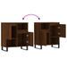 Buffet Chêne marron 60x35x70 cm Bois d'ingénierie - Photo n°9