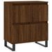 Buffet Chêne marron 60x35x70 cm Bois d'ingénierie - Photo n°1