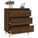 Buffet Chêne marron 60x35x70 cm Bois d'ingénierie - Photo n°5