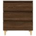 Buffet Chêne marron 60x35x70 cm Bois d'ingénierie - Photo n°6