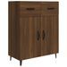 Buffet Chêne marron 69,5x34x90 cm Bois d'ingénierie - Photo n°1