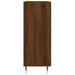 Buffet chêne marron 69,5x34x90 cm bois d'ingénierie - Photo n°7