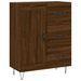 Buffet chêne marron 69,5x34x90 cm bois d'ingénierie - Photo n°1