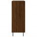 Buffet chêne marron 69,5x34x90 cm bois d'ingénierie - Photo n°7