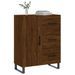 Buffet chêne marron 69,5x34x90 cm bois d'ingénierie - Photo n°3