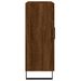 Buffet chêne marron 69,5x34x90 cm bois d'ingénierie - Photo n°7