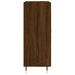 Buffet chêne marron 69,5x34x90 cm bois d'ingénierie - Photo n°7