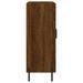 Buffet chêne marron 69,5x34x90 cm bois d'ingénierie - Photo n°7