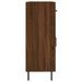 Buffet chêne marron 69,5x34x90 cm bois d'ingénierie - Photo n°7