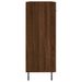 Buffet chêne marron 69,5x34x90 cm bois d'ingénierie - Photo n°7