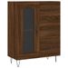 Buffet chêne marron 69,5x34x90 cm bois d'ingénierie - Photo n°1