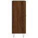 Buffet chêne marron 69,5x34x90 cm bois d'ingénierie - Photo n°7