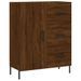 Buffet chêne marron 69,5x34x90 cm bois d'ingénierie - Photo n°1