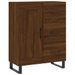 Buffet chêne marron 69,5x34x90 cm bois d'ingénierie - Photo n°1