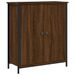 Buffet chêne marron 70x30x80 cm bois d'ingénierie - Photo n°1