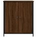 Buffet chêne marron 70x30x80 cm bois d'ingénierie - Photo n°6