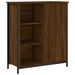 Buffet chêne marron 70x30x80 cm bois d'ingénierie - Photo n°1