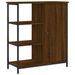 Buffet chêne marron 70x30x80 cm bois d'ingénierie - Photo n°1