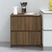 Buffet Chêne marron 70x41x75 cm Bois d'ingénierie - Photo n°1