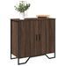 Buffet chêne marron 78x35,5x74,5 cm bois d'ingénierie - Photo n°1