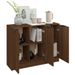 Buffet Chêne marron 90,5x30x70 cm Bois d'ingénierie - Photo n°4