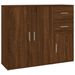 Buffet Chêne marron 91x29,5x75 cm Bois d'ingénierie - Photo n°1