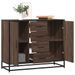 Buffet chêne marron 92x35x76 cm Bois d'ingénierie - Photo n°1