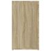 Buffet Chêne sonoma 100x33x59,5 cm Bois d'ingénierie - Photo n°7