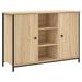 Buffet chêne sonoma 100x35x70 cm bois d'ingénierie - Photo n°1