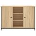 Buffet chêne sonoma 100x35x70 cm bois d'ingénierie - Photo n°6