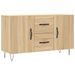 Buffet chêne sonoma 100x36x60 cm bois d'ingénierie - Photo n°1