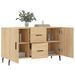 Buffet chêne sonoma 100x36x60 cm bois d'ingénierie - Photo n°4