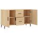 Buffet chêne sonoma 100x36x60 cm bois d'ingénierie - Photo n°5