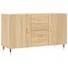 Buffet chêne sonoma 100x36x60 cm bois d'ingénierie - Photo n°1